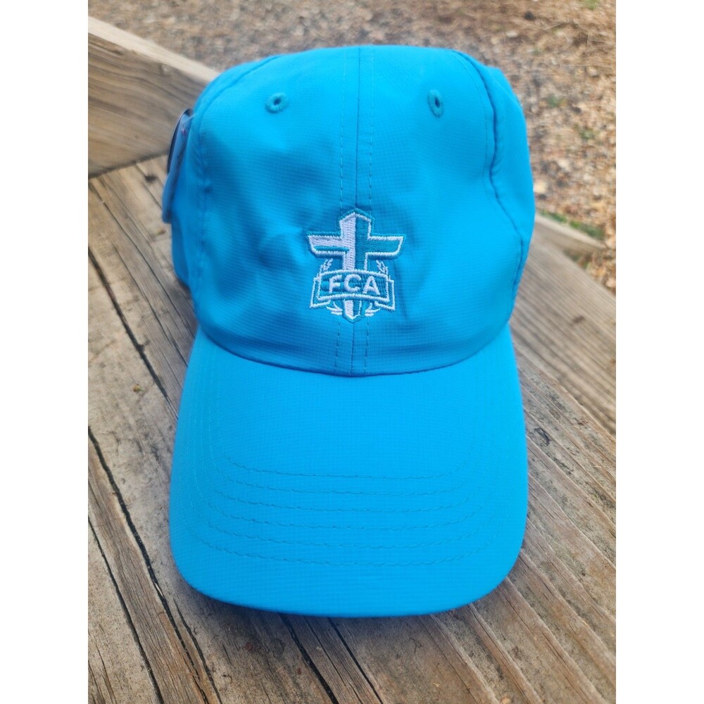 Fellowship of Christian Athletes Strapback Adjustable Cap Hat FCA Imperial Blue